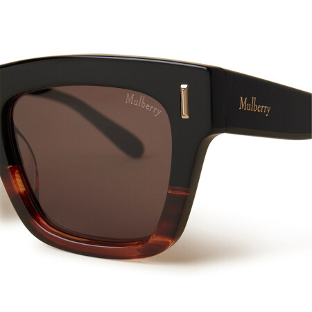 Mulberry 玛珀利 2021春夏新款Harper 树脂镜框太阳眼镜RS5429 黑色和赤土色