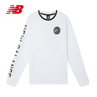 New Balance NB官方男款MT01678休闲简约舒适时尚百搭圆领LOGO标识长袖T恤 WT MT01678 M