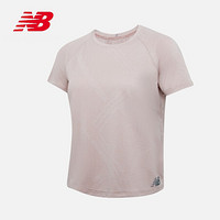 New Balance NB官方夏秋女款AWT03261舒适透气简约经典百搭时尚休闲透气圆领短袖T恤 PI AWT03261 XL