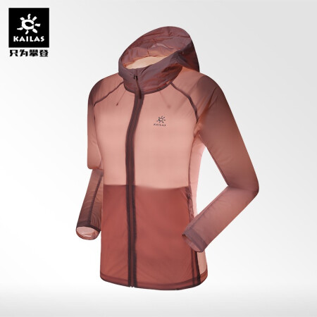 Kailas 凯乐石 户外运动 	女款越峰薄风衣外套 KG620247 蜜桃粉 XL