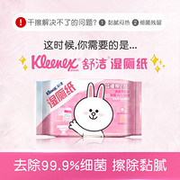 舒洁（Kleenex）女性湿厕纸24片*2包