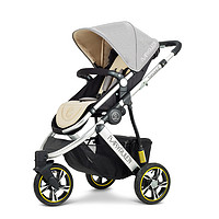 babyruler高景观婴儿推车避震可坐可躺折叠双向新生儿童三轮推车