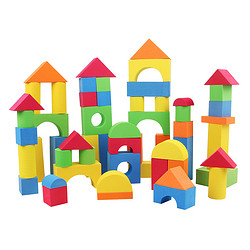 eva大块软体泡沫积木拼装游戏儿童宝宝建筑城堡亲子互动益智玩具