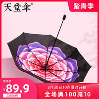天堂伞太阳伞防晒防紫外线时尚折叠便携晴雨两用遮阳伞雨伞男女