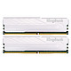 KINGBANK 金百达 银爵系列 DDR4 3200MHz 台式机内存 马甲条 银色 16GB 8GBx2