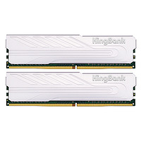 KINGBANK 金百达 银爵系列 DDR4 3200MHz 台式机内存 马甲条 银色 16GB 8GBx2