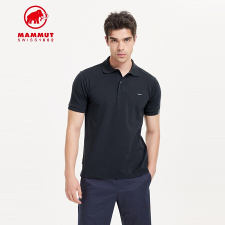 MAMMUT猛犸象 Matrix 男士柔软舒适透气速干短袖T恤 1017-00401 黑色 XXL