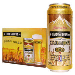 【省110元】小麦啤酒_8°p青岛小麦金啤酒500ml*12听