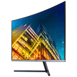 5英寸 1500r 4k 窄边框ps4曲面液晶电脑显示器