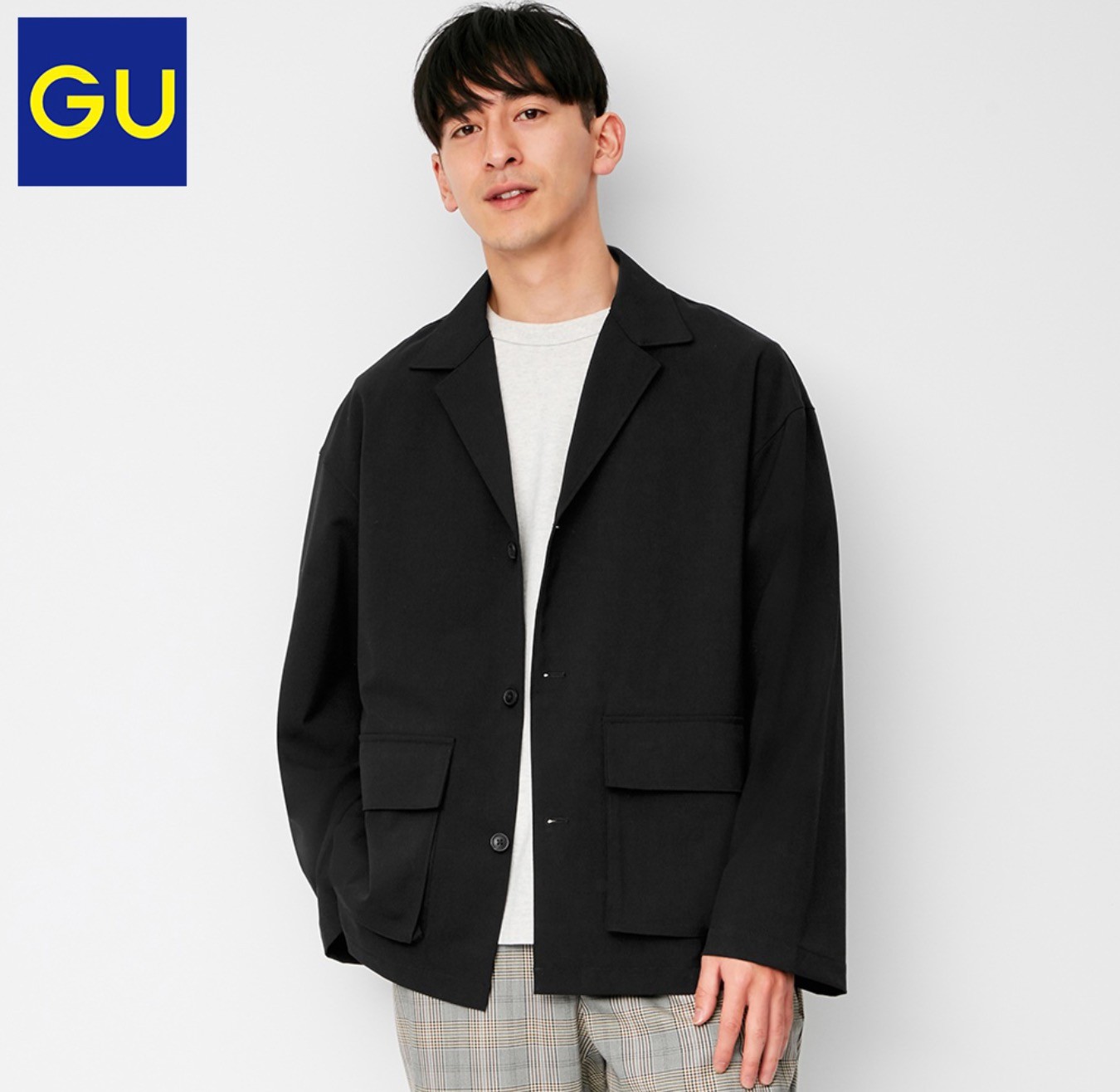 GU 极优 333917 男士衬衫夹克