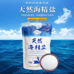 鲁元夙盐天然海精盐加碘320g