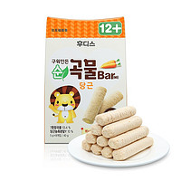 日东福德食 韩国原装进口儿童零食宝宝磨牙棒小孩手指饼干胡萝卜味谷物棒40g