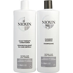 NIOXIN 俪康丝 洁净系统1护发套装（洗发露1L+护发素1L） 1套