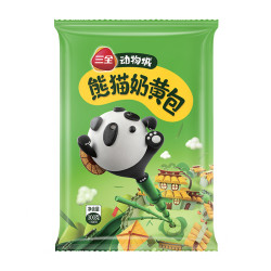三全动物城熊猫奶黄包300g趣味早餐美味下午茶方便快捷卡通包面点