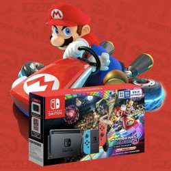 百亿补贴nintendo任天堂国行switch续航增强版游戏机马力欧赛车8套装