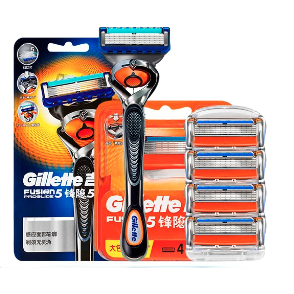 gillette 吉列 锋隐致顺手动剃须刀 1防滑刀架 9刀头
