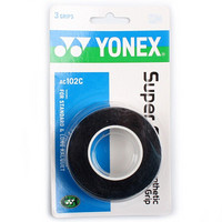YONEX 尤尼克斯 羽毛球拍手胶运动吸汗带握把胶AC-102C黑色三条装