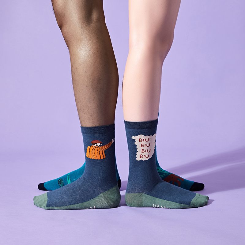 西部马戏团中邦袜/三双装