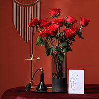 花加白色情人节臻爱红玫瑰礼盒