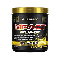 加拿大ALLMAX IMPACT点火氮泵328g男女健身增强泵感提高爆发耐力训练效果运动营养补剂 菠萝芒果味360g（不含咖啡因）