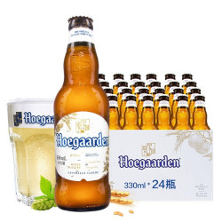 hoegaarden福佳hoegaarden福佳白啤酒小麦白啤酒330ml12瓶
