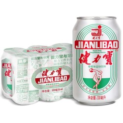 jianlibao健力宝经典纪念罐运动饮料橙蜜味330ml6罐