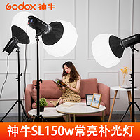 Godox 神牛 LEDSL150W二代视频直播补光灯摄影灯套装（不含灯架，不含柔光罩） 官方标配