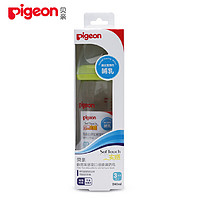 Pigeon 贝亲 贝亲Pigeon自然实感宽口径玻璃奶瓶240ml-绿色