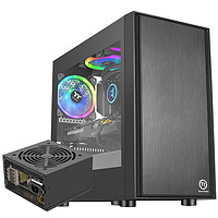 Thermaltake 曜越 启航者 F1 M-ATX机箱 半侧透 含电源 400W 黑色