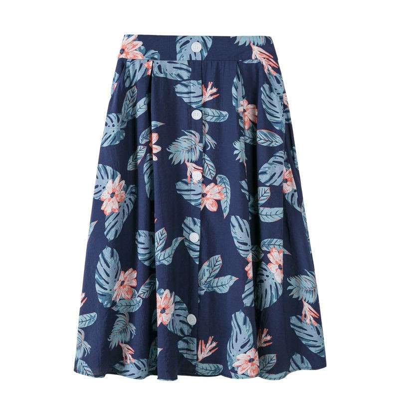 森马 Semir半身裙棉麻复古中长裙子