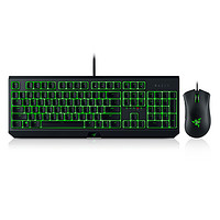 RAZER 雷蛇 黑寡婦蜘蛛標準版+蝰蛇標準版 有線鼠標 有線鍵鼠套裝 黑色