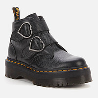 Dr. Martens Devon Heart 女士皮革踝靴 