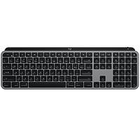 logitech 罗技 MX Keys 108键 2.4G蓝牙 双模无线薄膜键盘 深空灰 单光