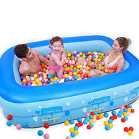 欧培儿童海洋球池围栏室内家用婴儿波波球池宝宝充气玩具池游戏池1.6米+（不含海洋球）新年送礼物