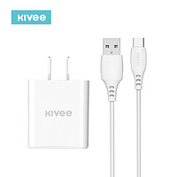 kivee KIVEE 安卓 闪充充电器头 套装 KV-AC03D-1V