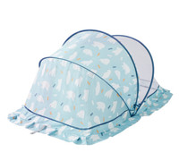 kub 可優比 可優比嬰兒蚊帳罩可折疊免安裝防蚊寶寶蚊帳嬰兒床蚊帳遮光全罩式