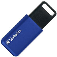 Verbatim 威宝 USB内存 256GB USB3.2(Gen1) 滑动式 带挂绳孔 蓝色 USBSLM256GBV1