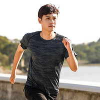 移动端：猎远 跑步运动速干T恤男情侣款