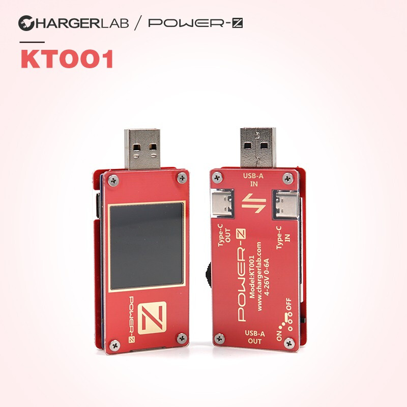 OKSJ POWER-Z USB PD电压诱骗仪表 KT001 充电头网测试仪OKSJ 单机