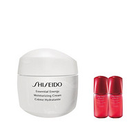 资生堂（Shiseido）鲜润赋活系列 乳霜50ml+新红妍肌活精华露10ml*2