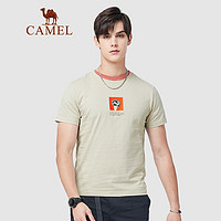 CAMEL/骆驼 T1S2LQ110 男款圆领短袖t恤男