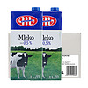MLEKOVITA 妙可 原裝進口脫脂純牛奶1L*12盒整箱中老年牛奶波蘭