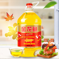 金龙鱼 黄金比例食用植物调和油4l\/桶 科学比例 健康好油 西安发货