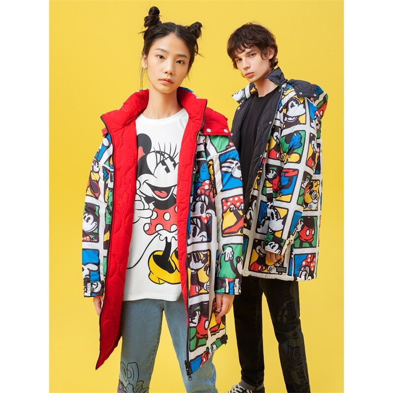 LEVI'S x DISNEY 米奇和他的朋友们 男士连帽棉服A0583-0000 拼色 S