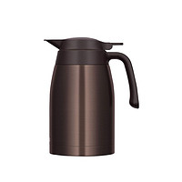 THERMOS 膳魔师 一键式易清洗不锈钢保温壶 深棕色 1500ml TTB 防尘保温