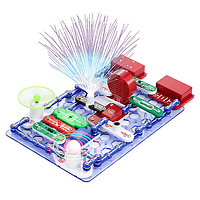 电学小子STEAM科学实验电子电路积木拼装玩具男女孩科学制作小实验启蒙益智编程玩具 2088初级版