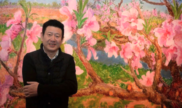 阿斯蒙迪周春芽桃花系列盛桃62578cm手工定制装表100版