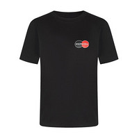 巴黎世家 BALENCIAGA 男士黑色棉质胸前logo印花圆领短袖T恤 620967 TIV79 1000 XS