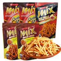 VFOODS MIX 泰国进口 VFOODS MIX 脆脆条 咪咪虾条 膨化食品 薯条 休闲零食 9袋 30g/袋 (3种口味各3袋)