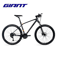 GIANT捷安特ATX 830成人变速铝合金油压碟刹学生避震山地自行车 消光印象深灰 27.5X20 L 建议身高170-185cm